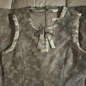 Karl Lagerfield Paris Midi Black Dress, size 4